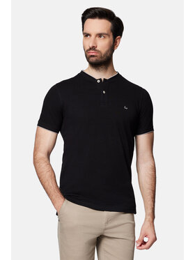 Lancerto Lancerto Polo Robbie PO073124000017 Czarny Regular Fit