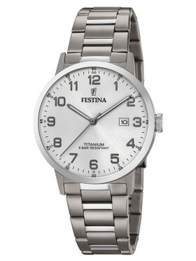 Festina Festina Zegarek F20435/1 Srebrny