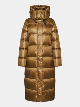 Deha Deha Пухено яке D93583 Кафяв Regular Fit