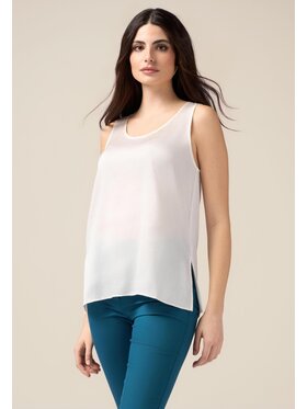 Oltre Oltre T-Shirt G016J103986N011 Biały Regular Fit