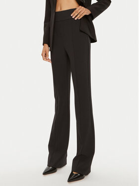 PINKO Pinko Kalhoty z materiálu Solopaca 102851 A0HC Černá Regular Fit