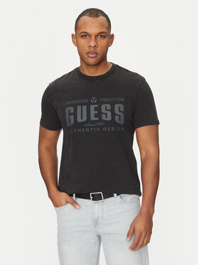 Guess Guess Tricou M5GI27 KBW41 Negru Regular Fit