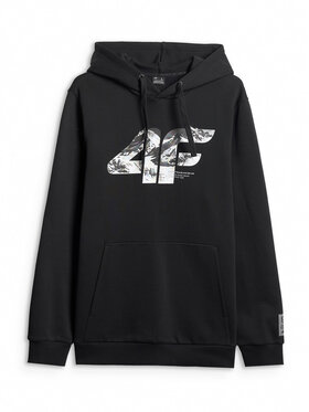 4F 4F Bluza APRES SKI Czarny Regular Fit