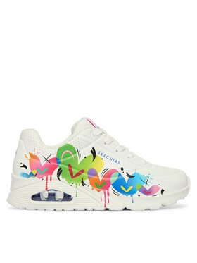 Skechers Skechers Sneakersy Jason Naylor: Uno - Open Your Heart 190008/WMLT Biały