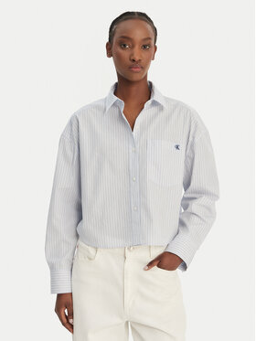 Calvin Klein Jeans Calvin Klein Jeans Koszula LV047F105G Błękitny Relaxed Fit