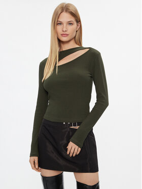 ONLY ONLY Bluzka 15283977 Zielony Regular Fit