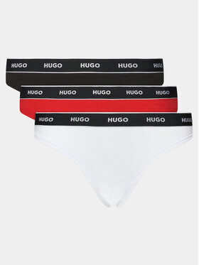 HUGO Hugo Set od 3 para tangica Triplet Thong 50480150 Šarena