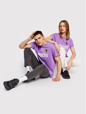 2005 2005 Majica Unisex Garden Vijolična Relaxed Fit
