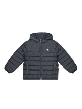 Calvin Klein Jeans Calvin Klein Jeans Žieminė striukė Inst Logo IB0IB02174 M Juoda Regular Fit