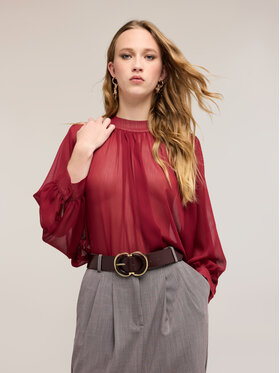 Motivi Motivi Blusa 2057W000827N036 Bordeaux Regular Fit