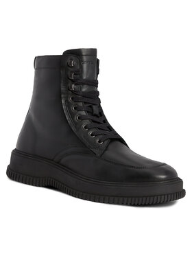 Tommy Hilfiger Zimske čizme Th Everyday Class Termo Lth Boot FM0FM04658 Crna