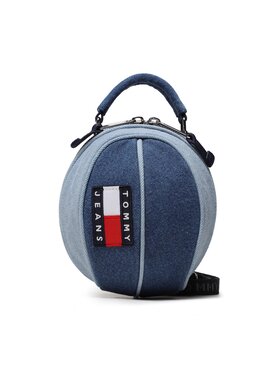 Tommy Jeans Tommy Jeans Дамска чанта Tjw Heritage Ball Cross Denim AW0AW14571 Син
