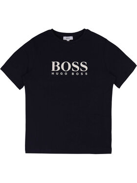 Boss Boss T-shirt J25P13 S Blu scuro Regular Fit