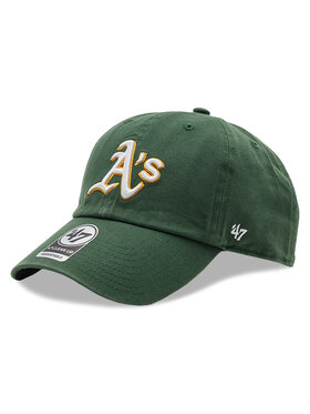47 Brand 47 Brand Șapcă Mlb Oakland Athletics B-RGW18GWS-DGE Verde