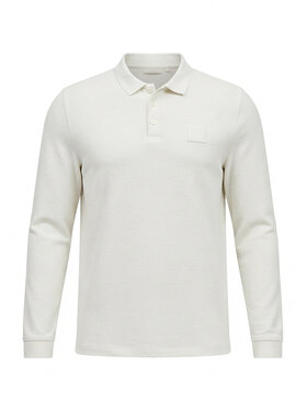 Ombre Ombre Polo L179 Biały Regular Fit