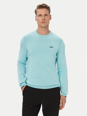 BOSS BOSS Pullover KN_Ever-X CN 50556145 Blau Regular Fit