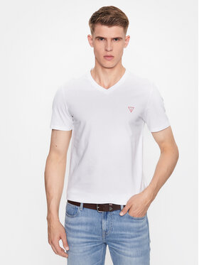 Guess Guess T-Shirt M2YI37 I3Z14 Biały Slim Fit