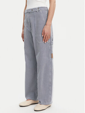 Munthe Munthe Traperice Fancie 251141425106 Tamnoplava Wide Leg