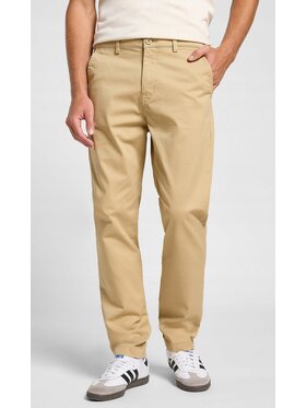 Lee Lee Spodnie materiałowe Slim Chino Beżowy Chino Fit