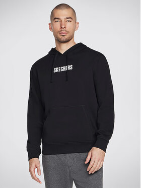 Skechers Skechers Sweatshirt Sweats Incognito Hoodie HD6 Schwarz Regular Fit
