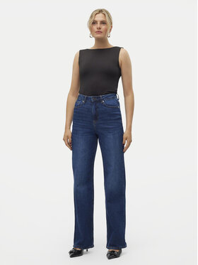 Vero Moda Jeans Hlače Tessa 10311180 Mornarsko Modra Wide Leg