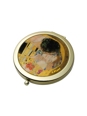 Goebel Goebel Lusterko kieszonkowe Klimt - Pocałunek Złoty