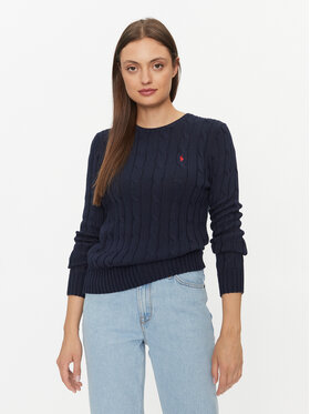 Polo Ralph Lauren Polo Ralph Lauren Пуловер 211891640002 Син Regular Fit