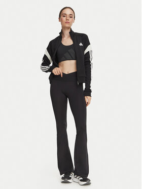 adidas adidas Legingi 3-Stripes Studio All Me KS8126 Melns Slim Fit