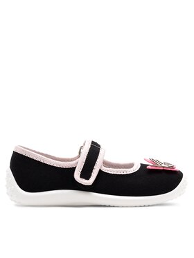 Nelli Blu Nelli Blu Hausschuhe BALERINKI MOTYL III Schwarz