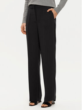 Tommy Hilfiger Tommy Hilfiger Pantaloni din material WW0WW45445 Negru Regular Fit