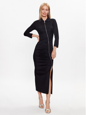 KARL LAGERFELD KARL LAGERFELD Sukienka codzienna 231W1361 Czarny Regular Fit