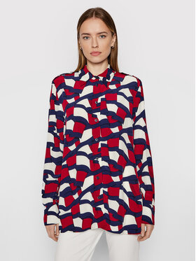 Tommy Hilfiger Tommy Hilfiger Košile Printed WW0WW31447 Barevná Regular Fit
