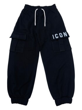 Icon Icon Pantaloni da tuta igsp00539 Nero Regular Fit