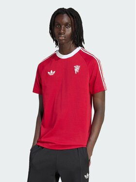 adidas adidas Koszulka techniczna Manchester United Originals Czerwony Slim Fit