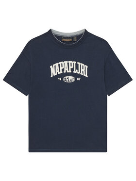 Napapijri Napapijri Тишърт S-Inot NP0A891F M Тъмносин Loose Fit