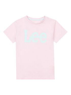 Lee Lee Футболка Wobbly Graphic LEG5029 Рожевий Regular Fit
