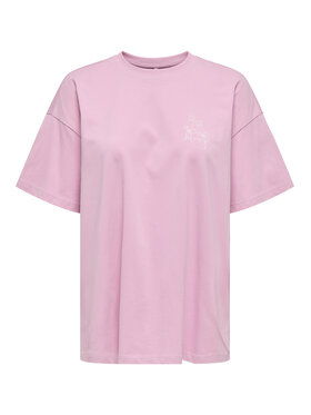 ONLY ONLY T-Shirt Vivvi 15346761 Ροζ Regular Fit