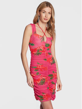 Pinko Pinko Každodenní šaty Avvinto 100954 A0SP Růžová Slim Fit