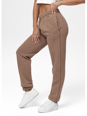 PITBULL PITBULL Spodnie dresowe Washed LOVIA Brązowy Regular Fit
