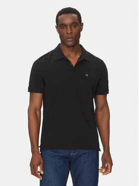 Calvin Klein Jeans Calvin Klein Jeans Тениска с яка и копчета LV040EM269 Черен Regular Fit
