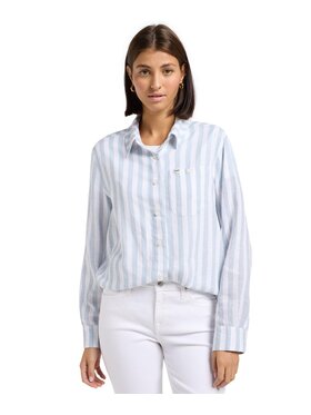 Lee Lee Koszula 112363656 Niebieski Regular Fit