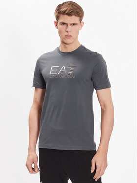 EA7 Emporio Armani EA7 Emporio Armani T-Shirt 3RPT71 PJM9Z 1977 Szary Regular Fit