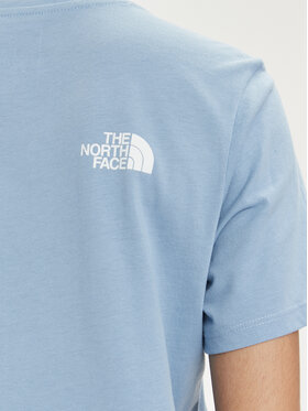 The North Face Športna Majica Foundation Traces NF0A882U Modra Regular Fit