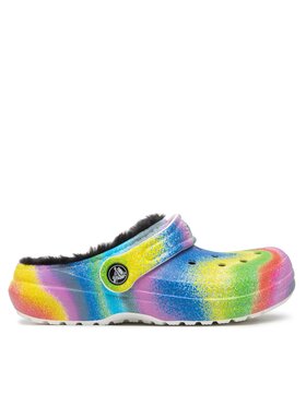 Crocs Crocs Pantoletten Classic Lined Spray Dye Clog K 208081 Bunt