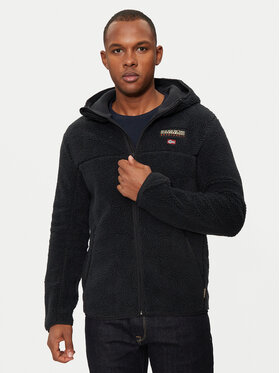 Napapijri Napapijri Fleecová mikina T-Tynik NP0A4IA8 Čierna Regular Fit