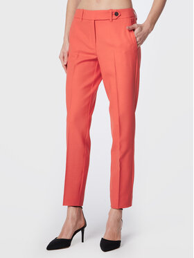 Marella Marella Pantaloni din material Porto 31360426 Roșu Regular Fit