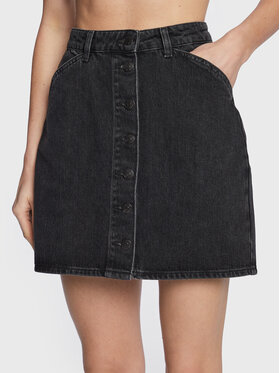 Samsøe Samsøe Samsøe Samsøe Jeansrock Norma F22400113 Schwarz Regular Fit