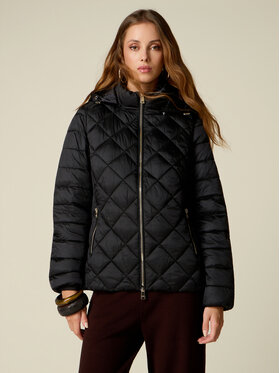 Oltre Oltre Kurtka puchowa F047R001550N033 Czarny Regular Fit