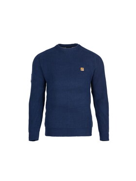 Bergson Bergson Sweter SAILOR Mateusz Kusznierewicz Granatowy Regular Fit