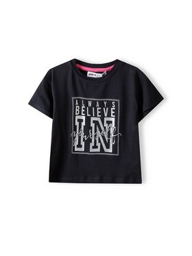minoti minoti T-Shirt believe 1 Czarny Regular Fit